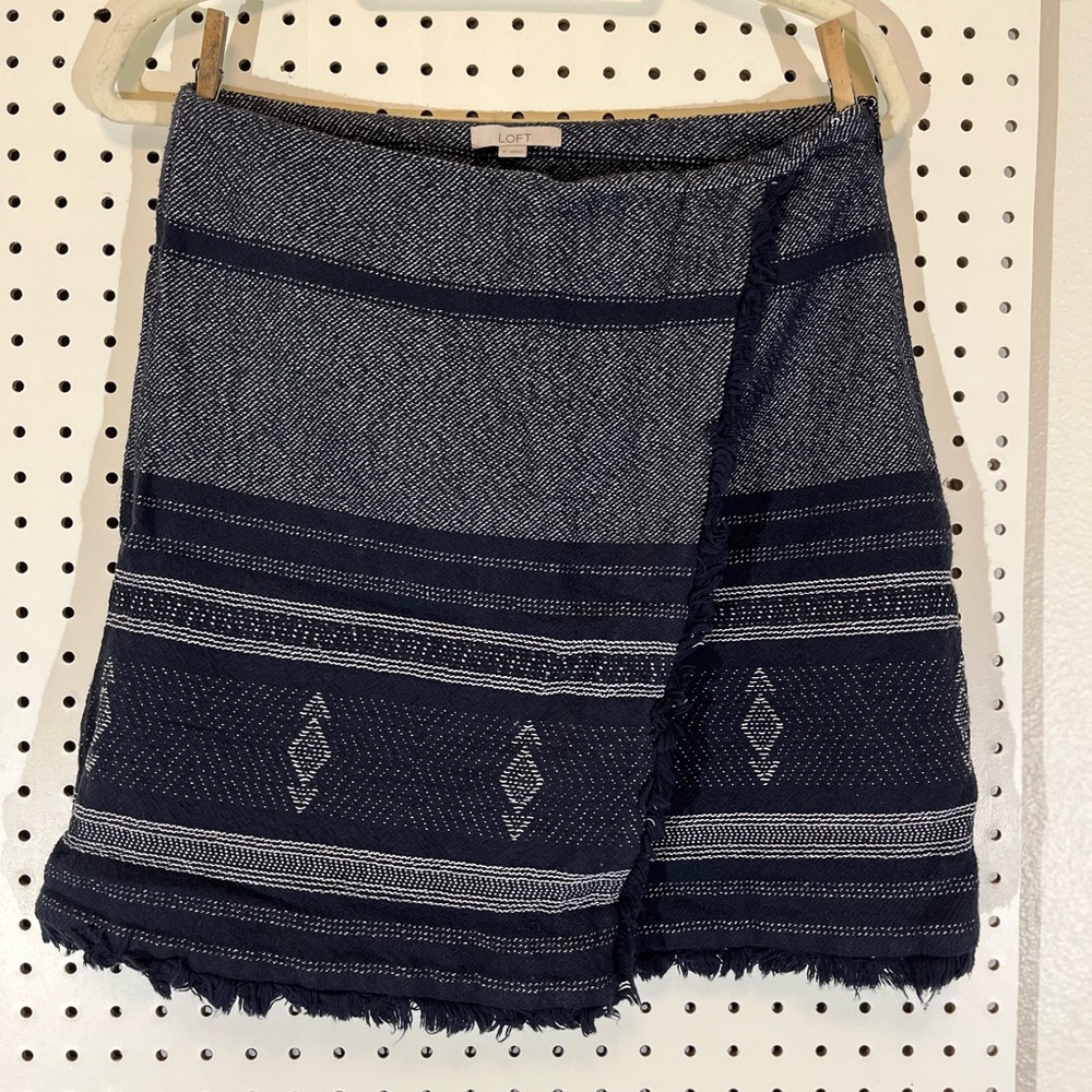 Loft navy/white heavyweight skit